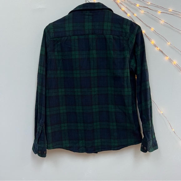 LL Bean Blackwatch Plaid Flannel Women’s XS - Picture 3 of 5